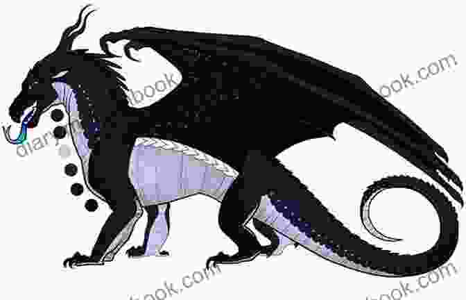 A Depiction Of Darkstalker, A NightWing With Black Scales, Blue Eyes, And A Sinister Expression Darkstalker (Wings Of Fire: Legends)