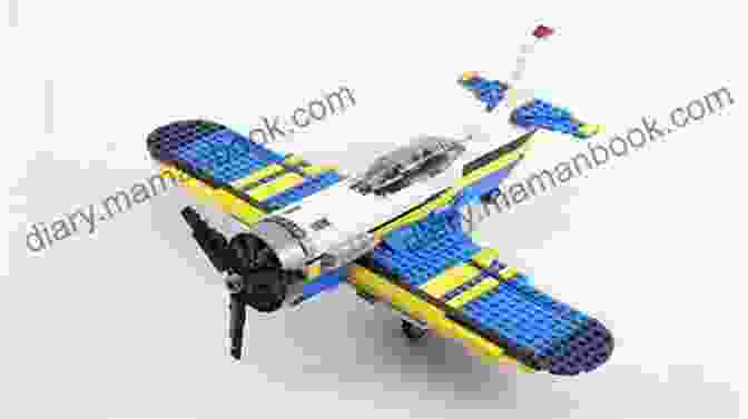 A Lego Brick Airplane With A White Body And Blue Wings Brick By Brick Dinosaurs: More Than 15 Awesome LEGO Brick Projects