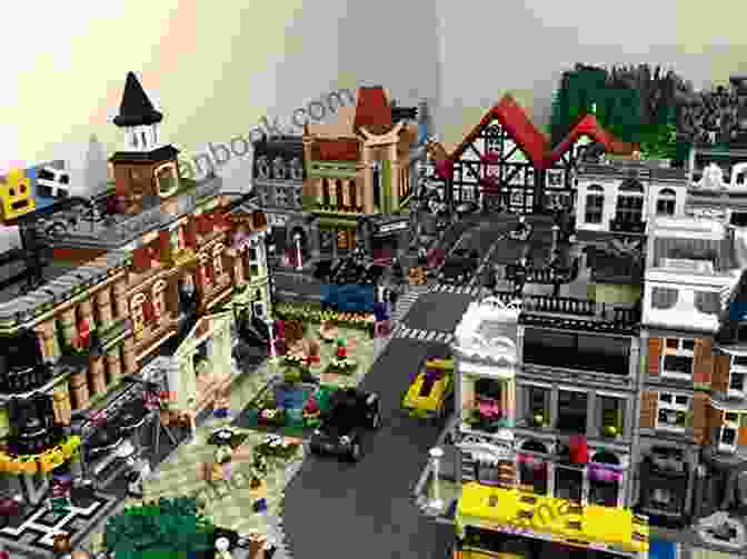 A Lego Brick City With A Blue Sky And Green Trees Brick By Brick Dinosaurs: More Than 15 Awesome LEGO Brick Projects