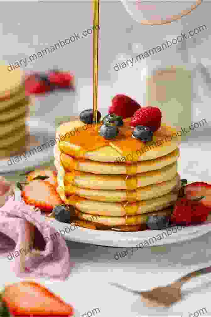 A Stack Of Fluffy Pancakes, Drizzled With Maple Syrup, A Delicious Breakfast Treat For American Girl Dolls Baking: Recipes For Cookies Cupcakes More (American Girl)