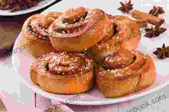 A Tray Of Freshly Baked Kanelbullar, Their Swirls Of Cinnamon And Sugar Inviting Warmth And Comfort Making Cakes Bakes Scandinavia: Over 60 Recipes For Cakes Bakes And Treats
