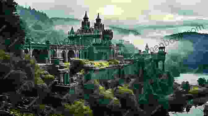 An Imposing Stone Chateau Shrouded In Mist, With Turrets Reaching Towards The Sky. Murder By The Book: The Eighteenth Chronicle Of Matthew Bartholomew (Matthew Bartholomew 18)