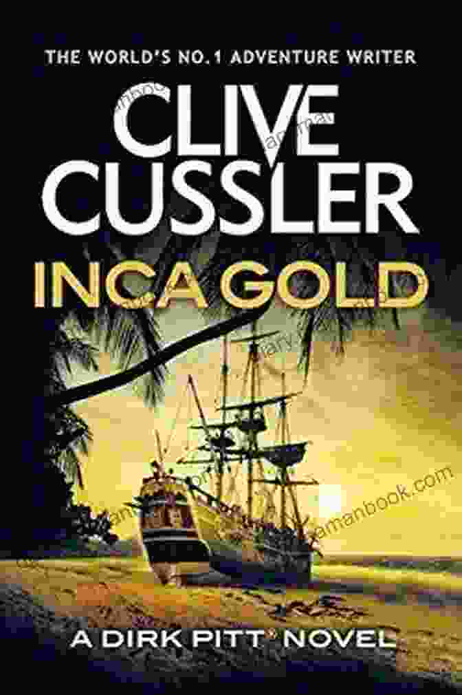 Blue Gold Book Cover Featuring Dirk Pitt Diving Into A Whirlpool With An Ancient Artifact In The Background Blue Gold: A Novel From The NUMA Files