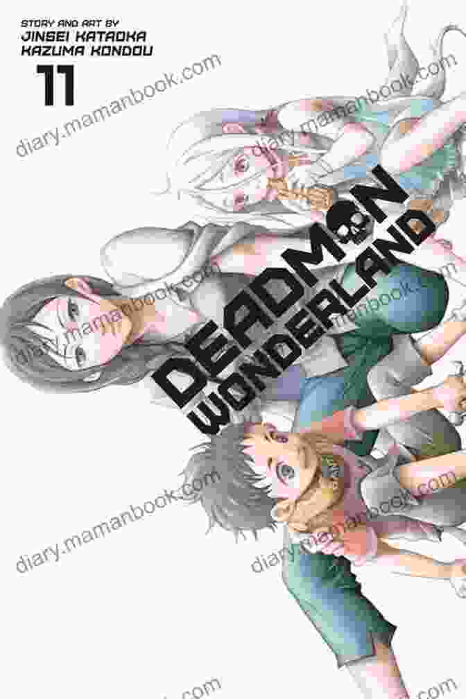 Deadman Wonderland Vol 11 Cover, Featuring A Haunting Image Of Josie Brown's Masked Face And The Ominous Prison In The Background. Deadman Wonderland Vol 11 Josie Brown