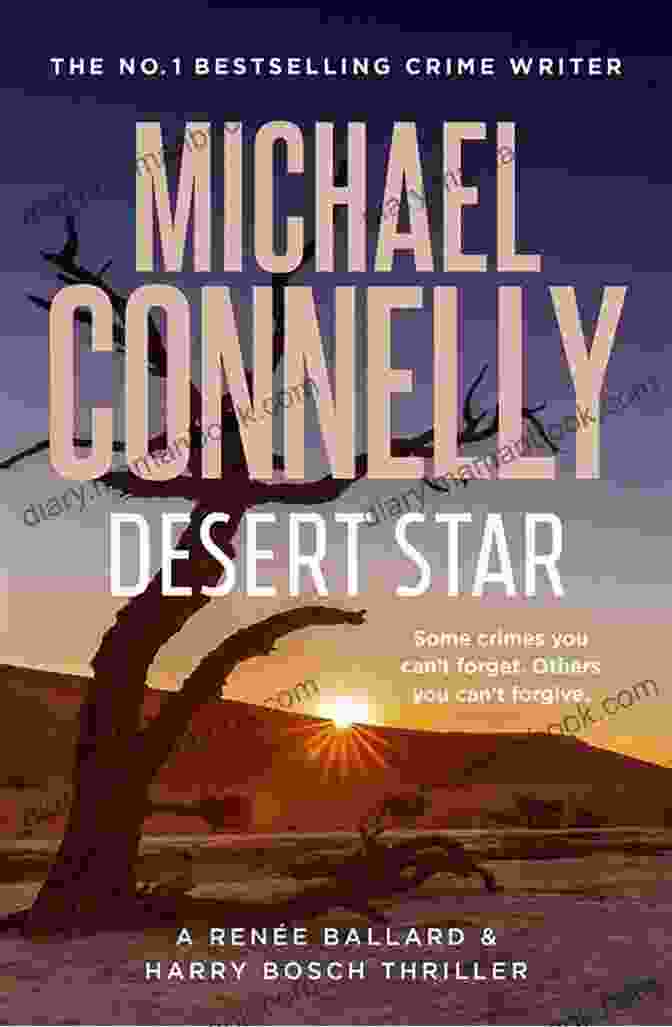 Desert Star Book Cover By Michael Connelly, Featuring A Silhouette Of Harry Bosch Against The Backdrop Of The Mojave Desert Desert Star Michael Connelly
