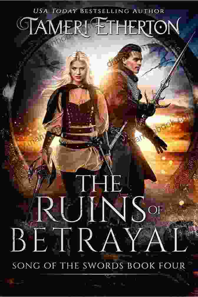 Epic Fantasy Novel Cover Featuring A Young Woman With A Sword Breaking Chains A Champion Falls (The Chain Breaker 8)