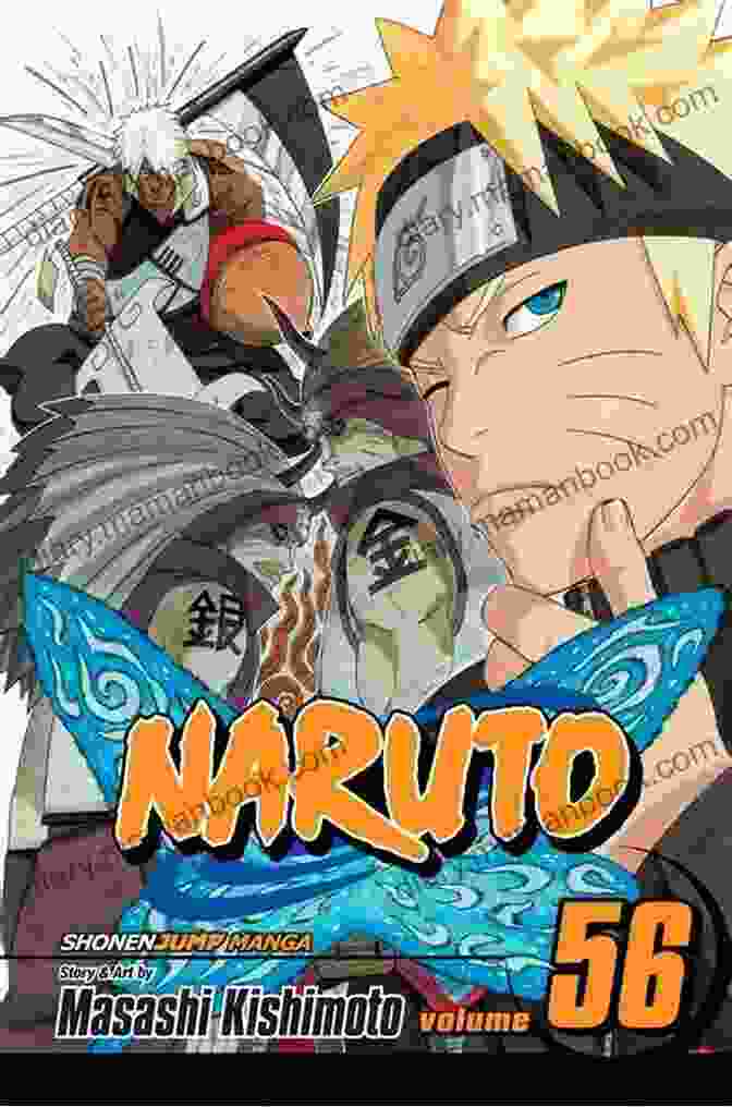 Team Asuma Reunited In Naruto Vol 56, Showing Shikamaru, Ino, Choji, And Asuma Standing Together. Naruto Vol 56: Team Asuma Reunited (Naruto Graphic Novel)