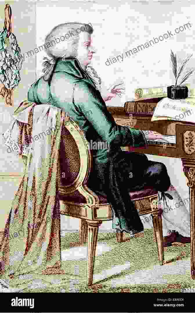 Wolfgang Amadeus Mozart Composing At The Piano Life Of Mozart (Volume 1 Of 3)